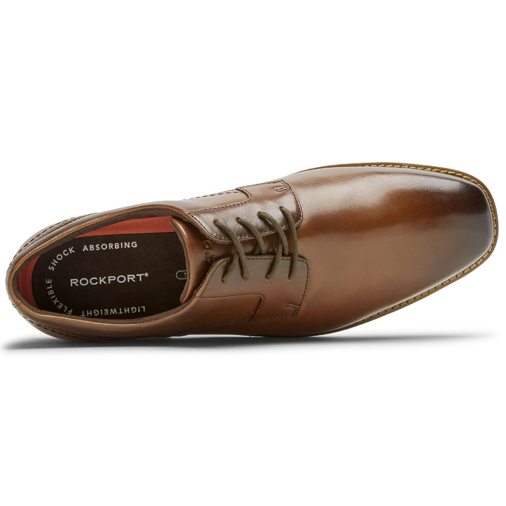 Rockport Snøre Sko Herre Brune - Slayter Plain Toe Shoe - SXWN74658